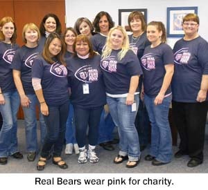 Real Bears charity team photo