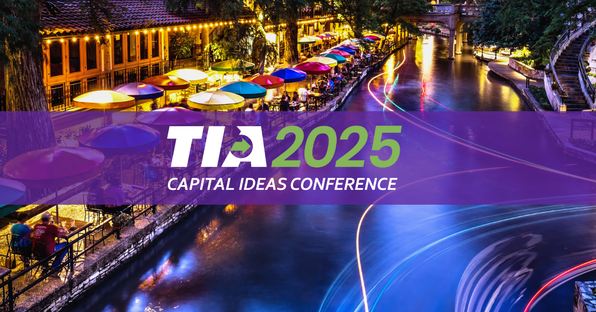 San Antonio Riverwalk with TIA Capital Ideas logo